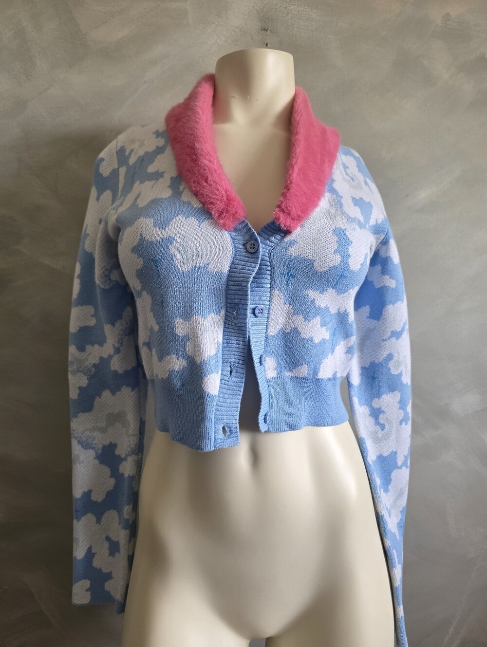 LO X Laura Callaghan Book Club Cloudy Cardigan Lazy Oaf 6 Crop